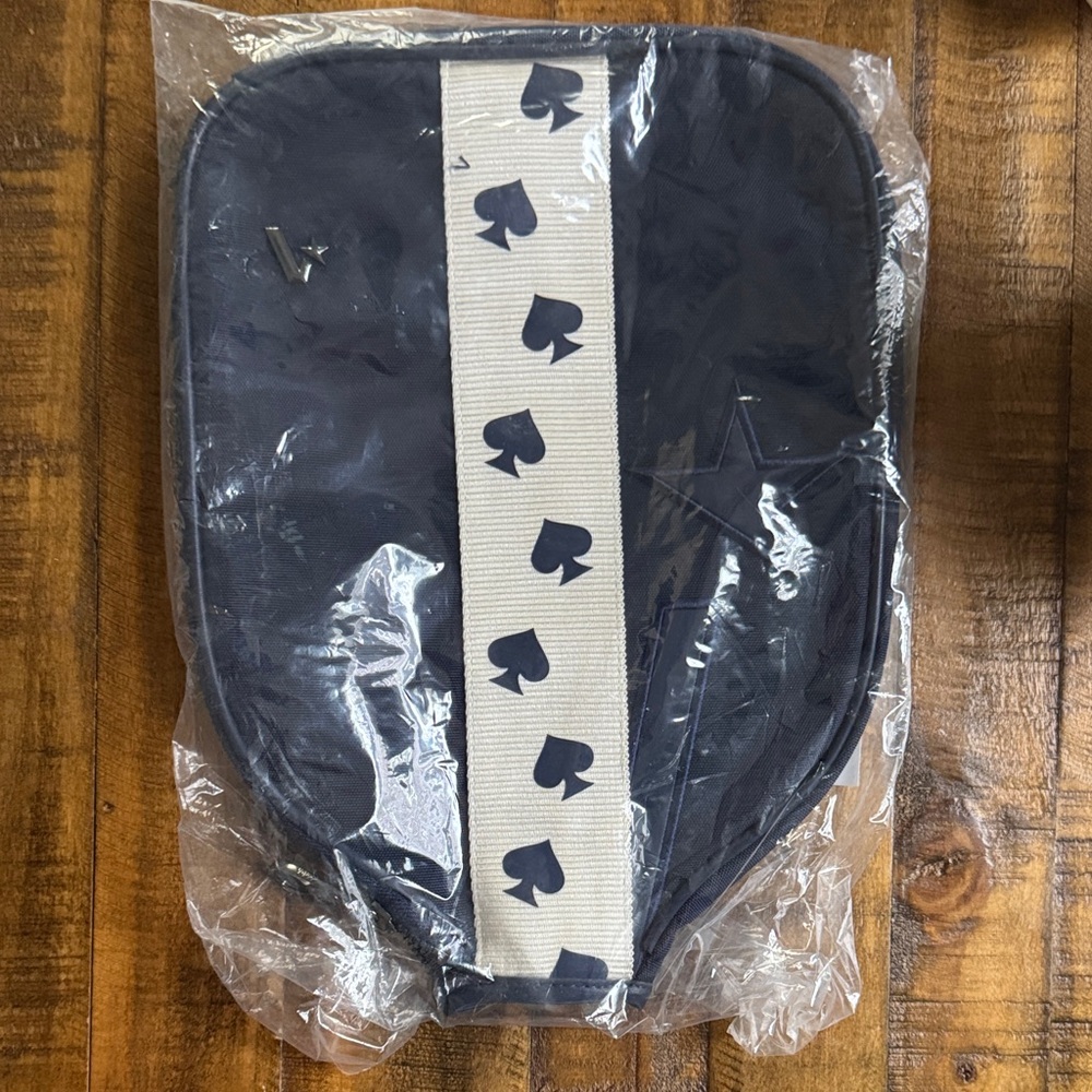 NWT Volee Pickleball Paddle Cover – Navy Blue with Card Suit Strap Design